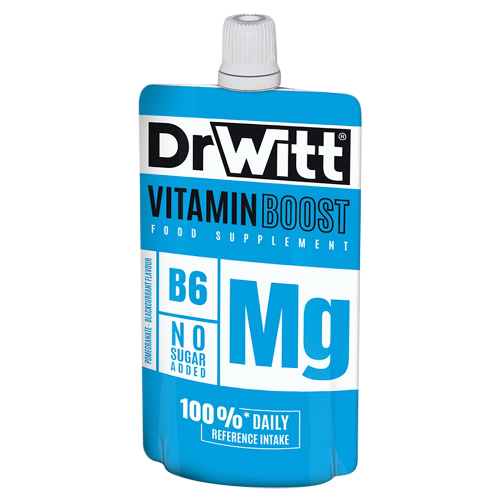 DR WITT VITAMIN BOOST Żel o smaku granat - czarna porzeczka bez cukru 90 g