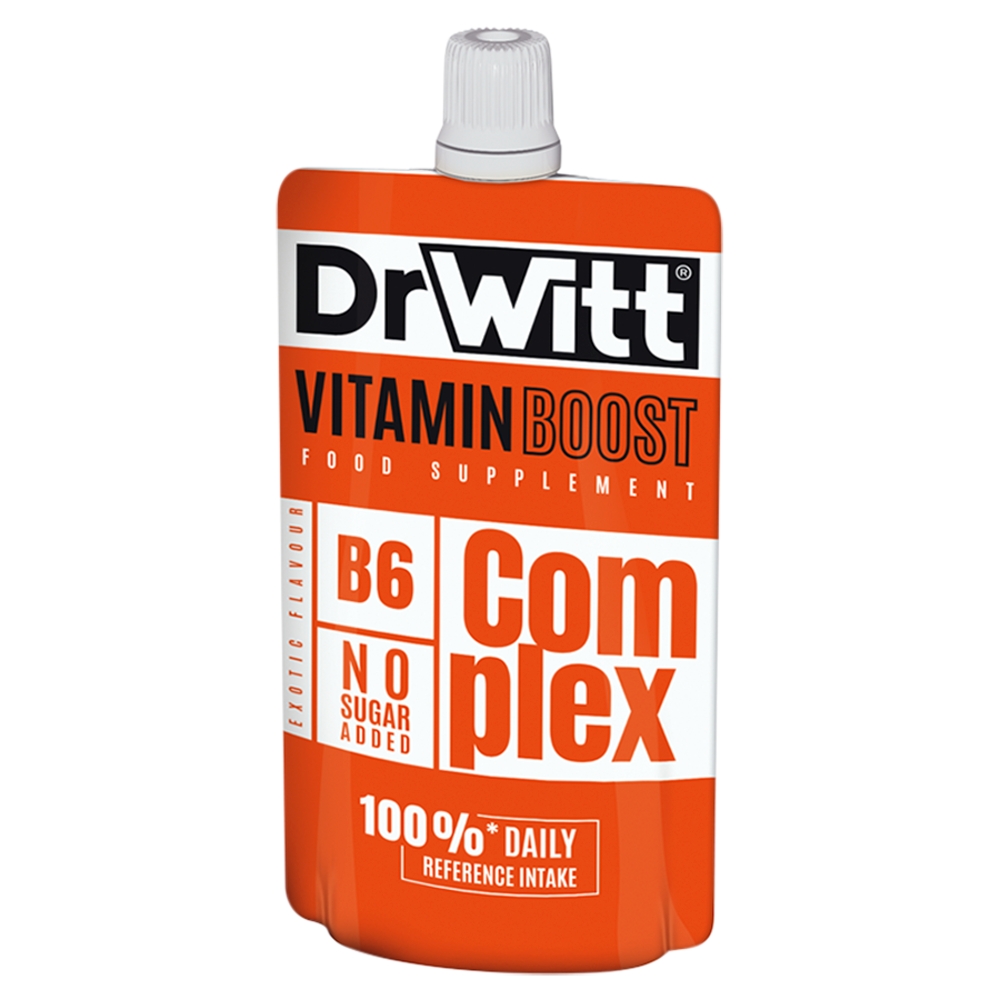 DR WITT VITAMIN BOOST Żel o smaku owoców egzotycznym bez cukru 90 g