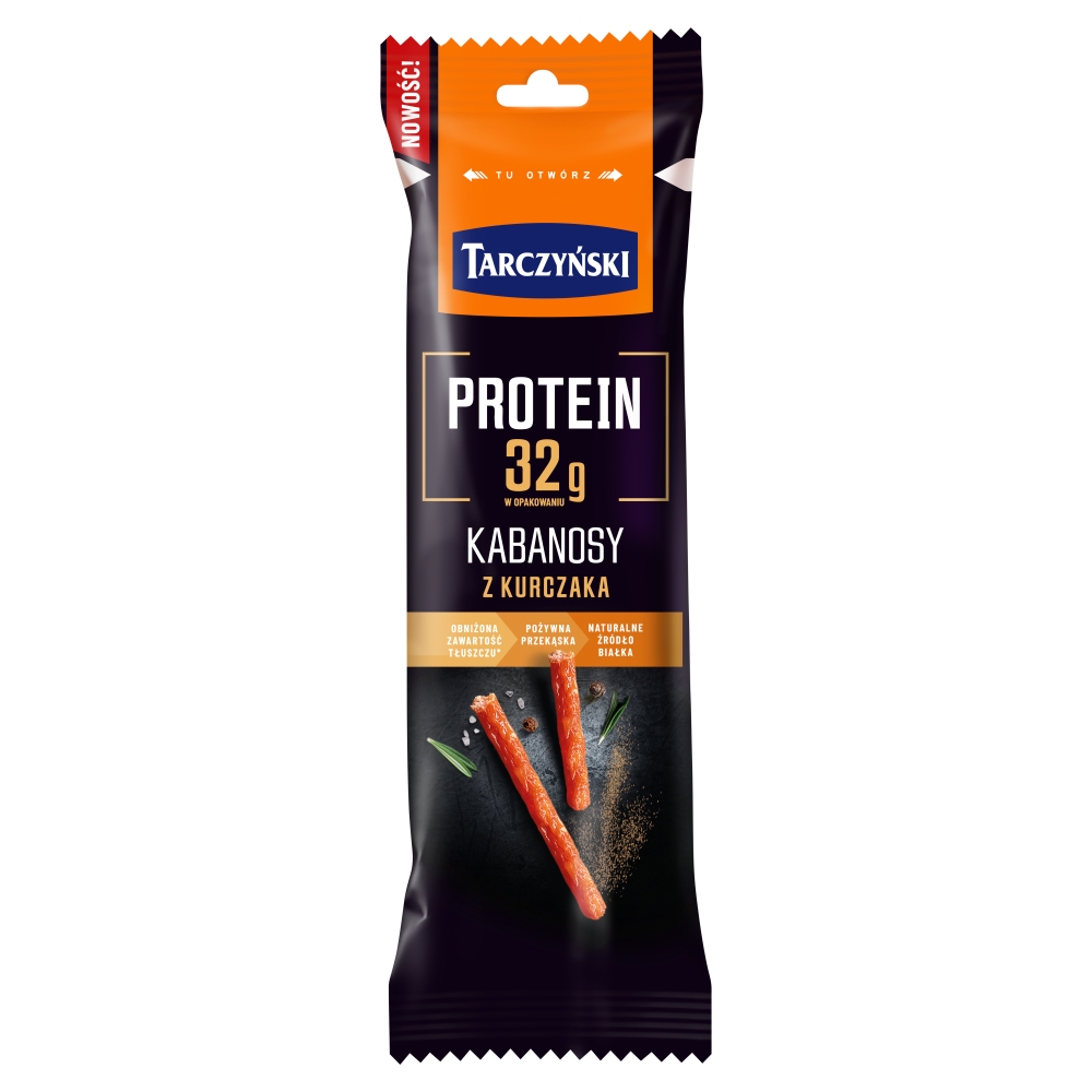 TARCZYŃSKI PROTEIN Kabanosy z kurczaka 80 g