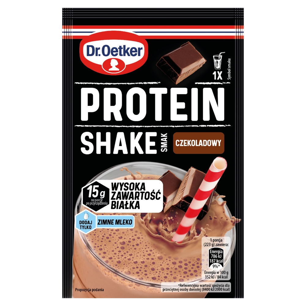 DR. OETKER Shake proteinowy o smaku czekoladowym 18 g