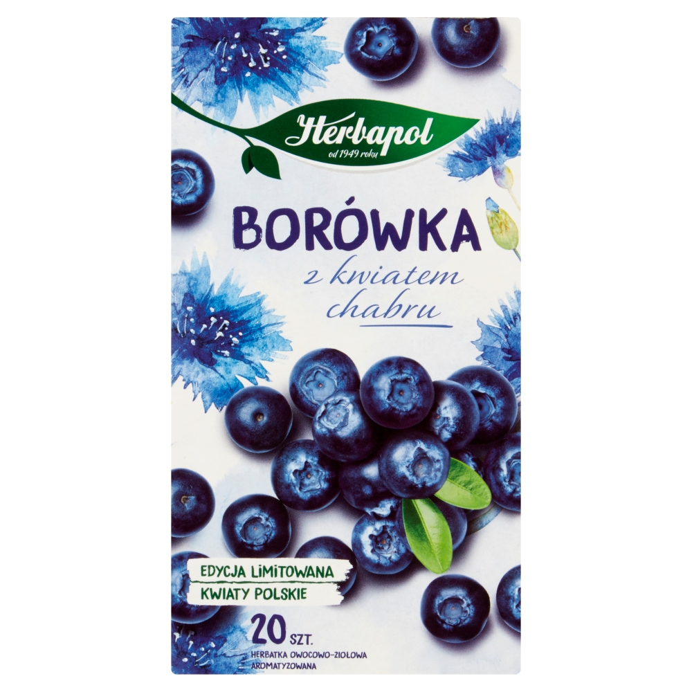 HERBAPOL KWIATY POLSKIE Herbatka owocowo-ziołowa borówka z kwiatem chabru 20 szt. 46 g