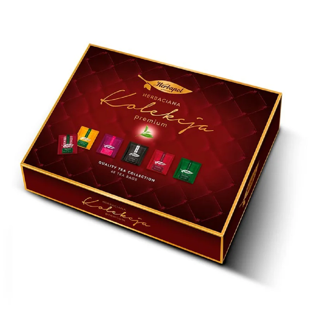 HERBAPOL Kolekcja herbatek owocowo-ziołowych premium 48 szt. 83,2  g