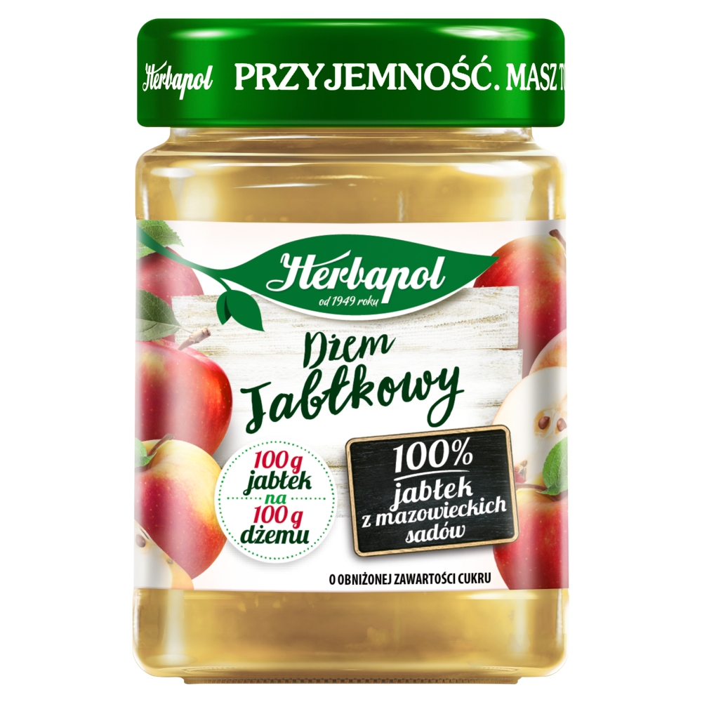 HERBAPOL Dżem jabłkowy niskosłodzony 280 g
