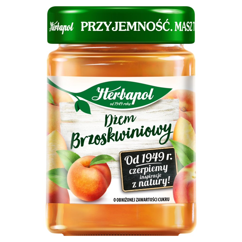 HERBAPOL Dżem brzoskwiniowy niskosłodzony 280 g