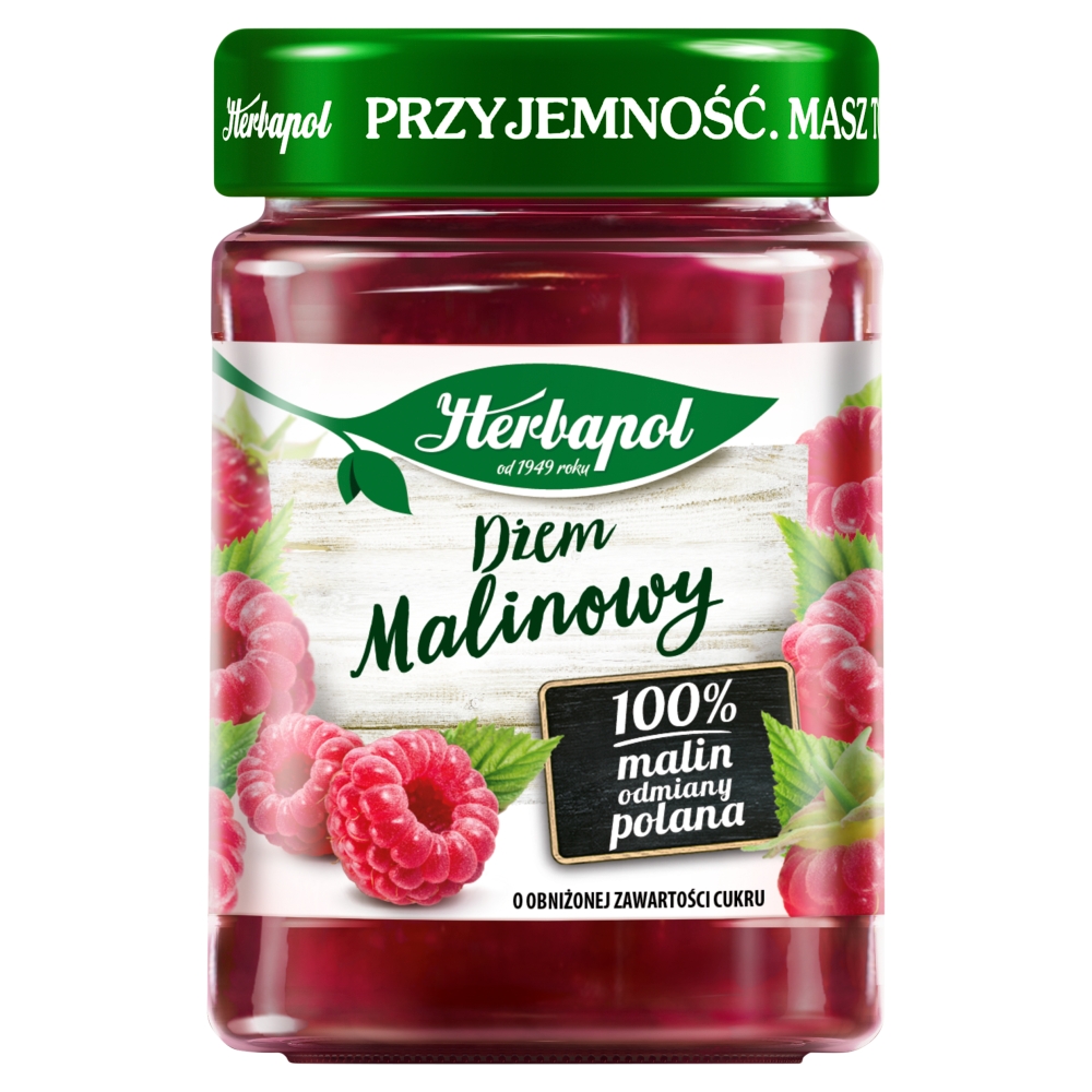 HERBAPOL Dżem malinowy niskosłodzony 280 g