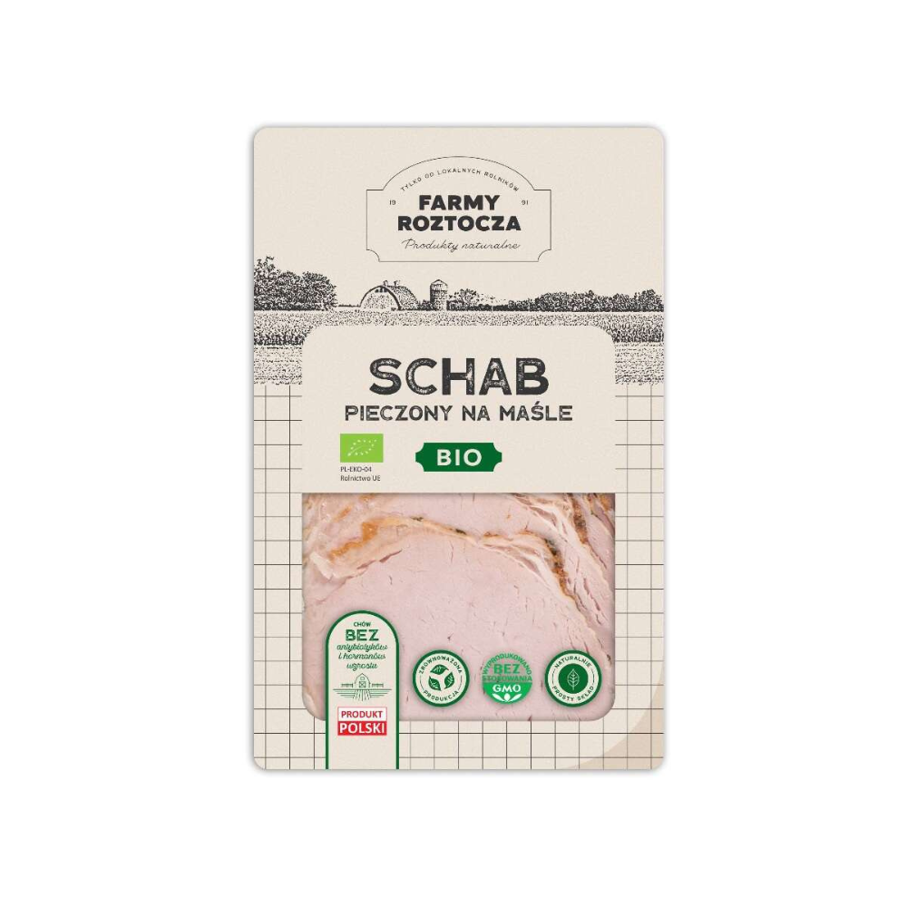 FARMY ROZTOCZA Schab na maśle w plastrach BIO 100 g
