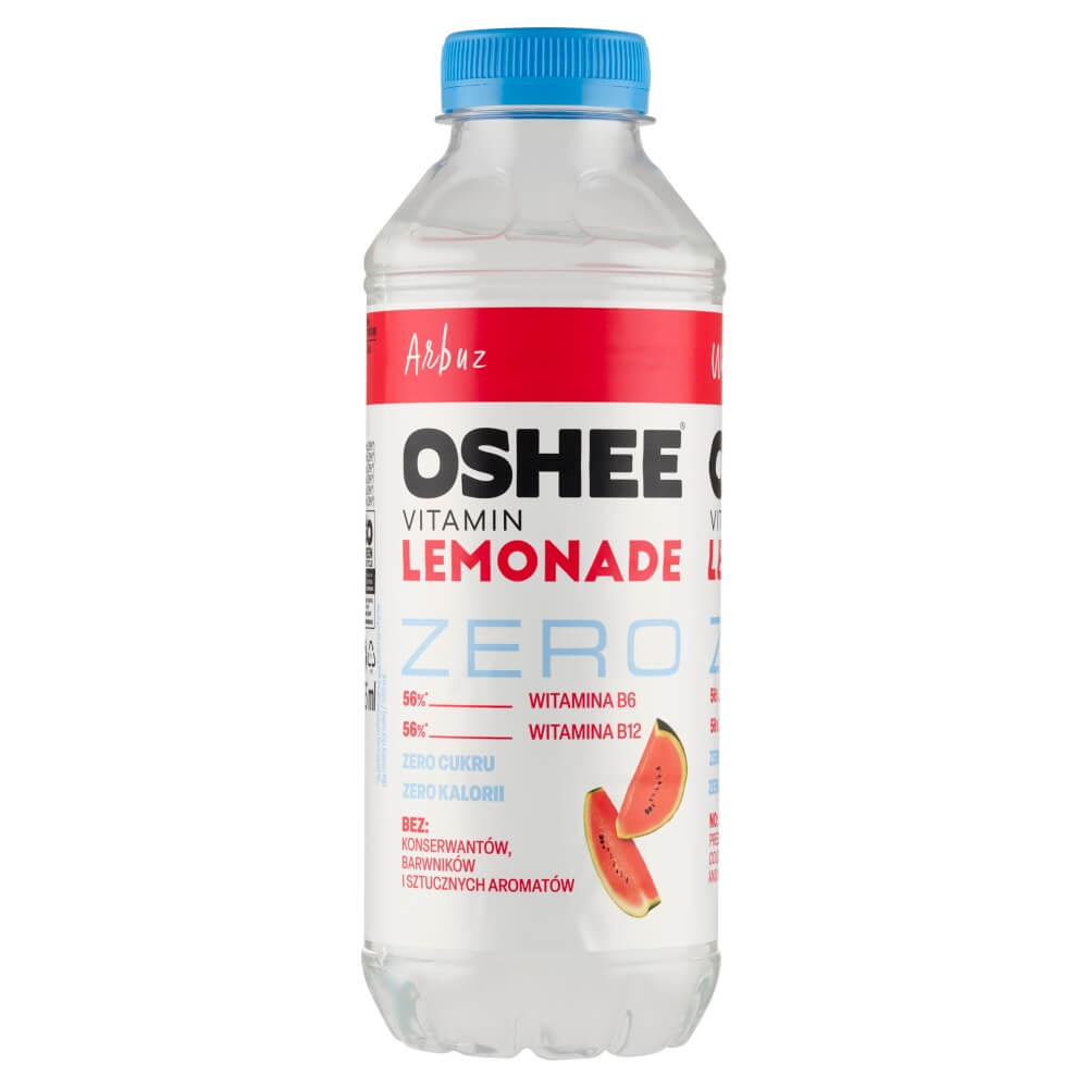 OSHEE VITAMIN LEMONADE ZERO Napój niegazowany o smaku arbuzowym bez cukru 555 ml