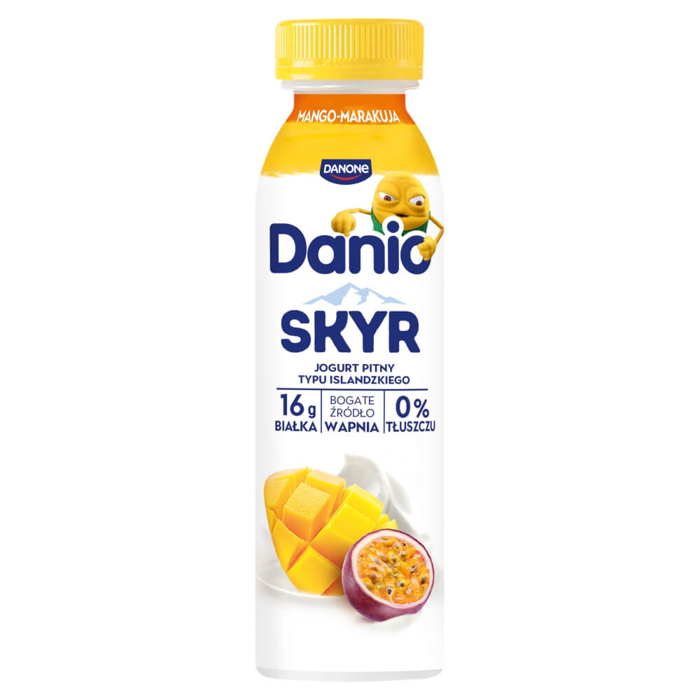 DANONE DANIO SKYR Jogurt pitny typu islandzkiego o smaku mango-marakuja 270 g