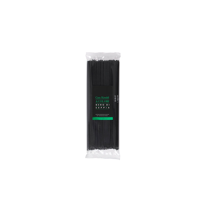 CASA RINALDI Makaron czarny z atramentem z kałamarnicy spaghetti 500 g