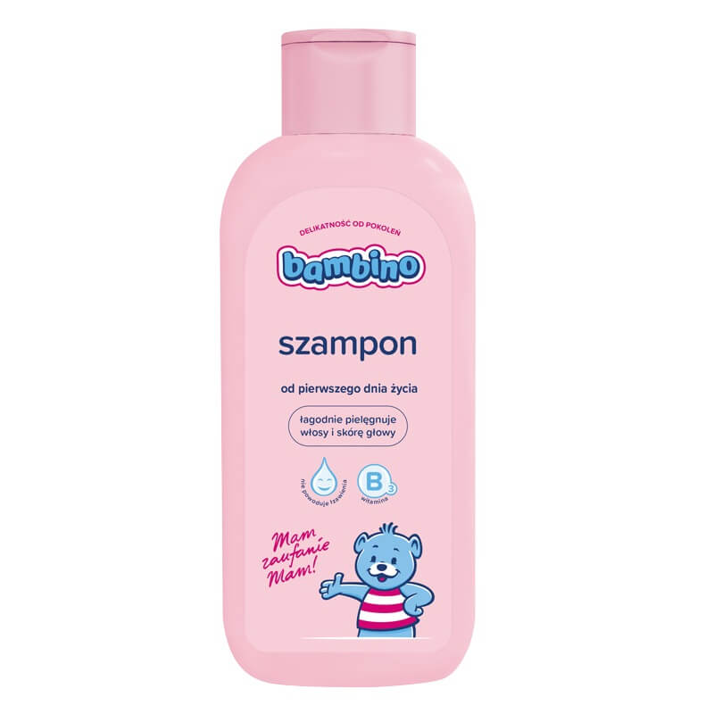 BAMBINO Szampon z witaminą B3 dla dzieci i niemowląt 400 ml