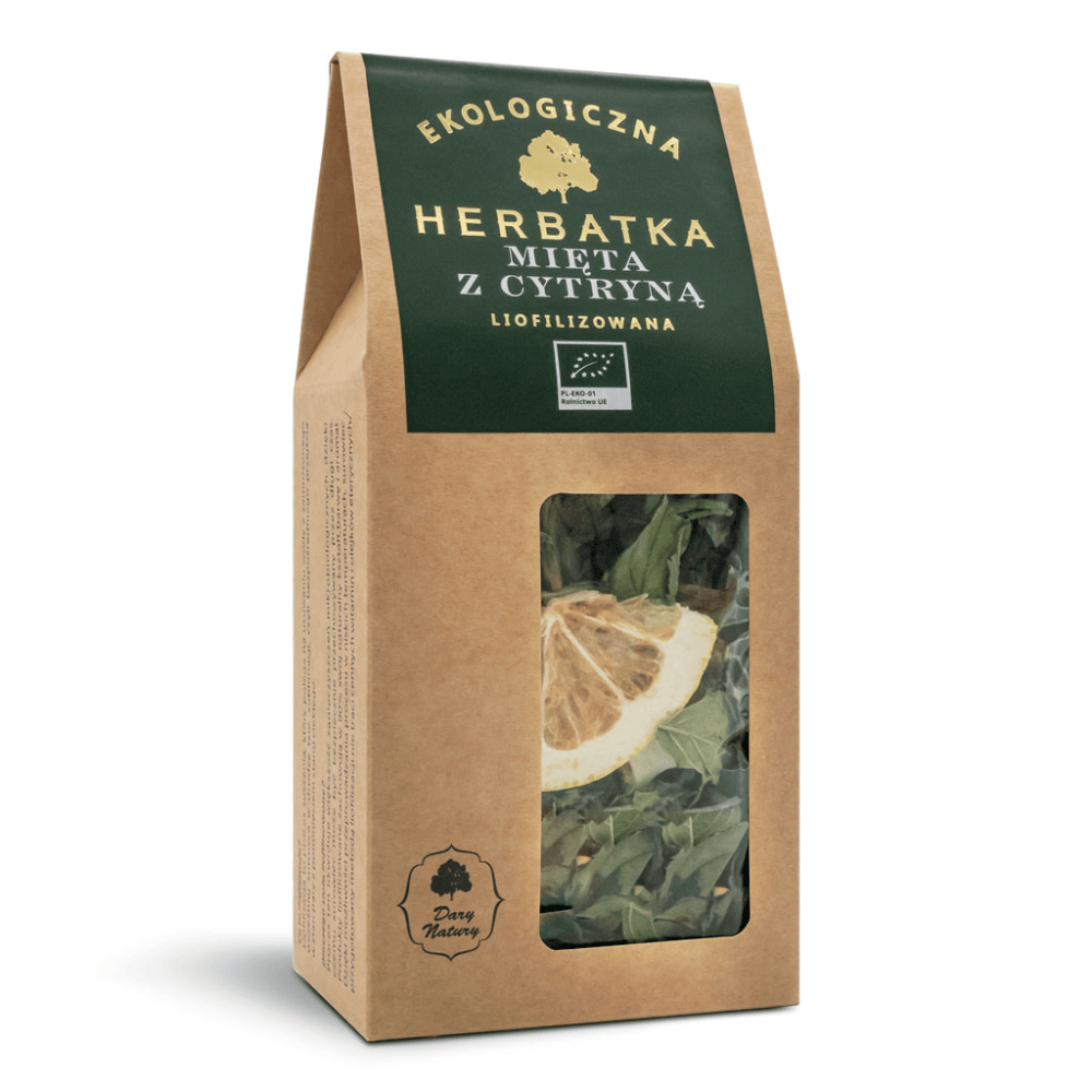 DARY NATURY Herbatka liofilizowana Mięta z cytryną BIO 25 g