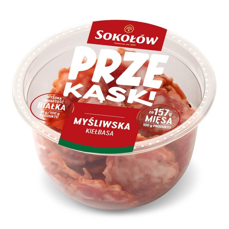 SOKOŁÓW PRZEkąski Myśliwska kiełbasa 60 g