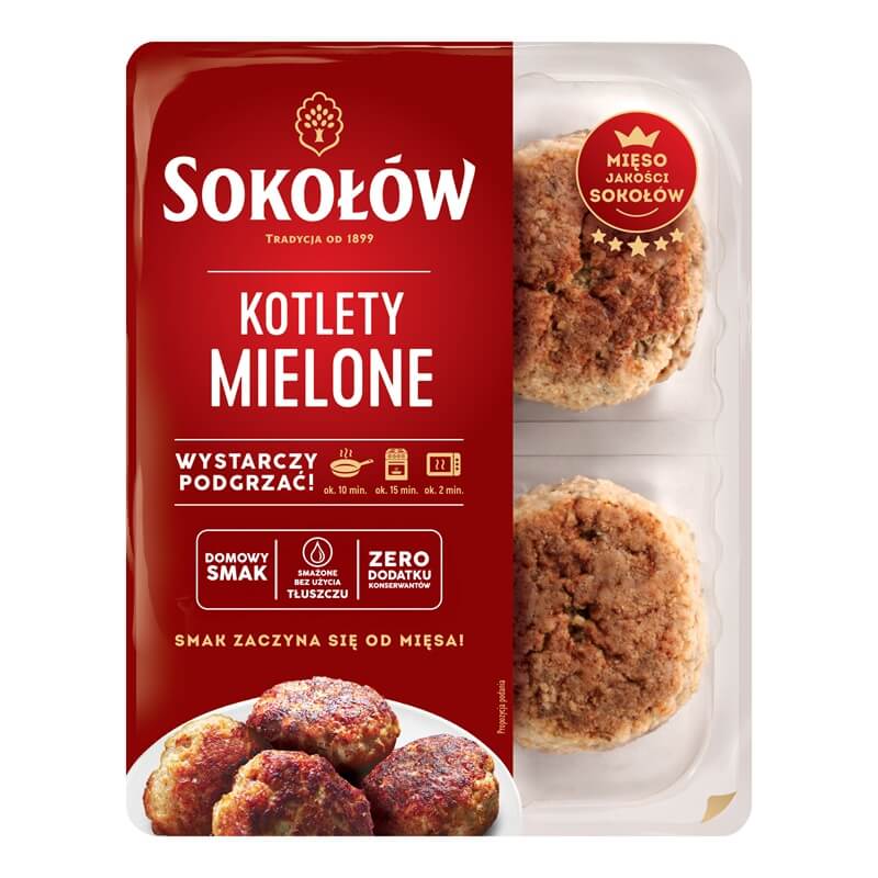 SOKOŁÓW Kotlety mielone 320 g