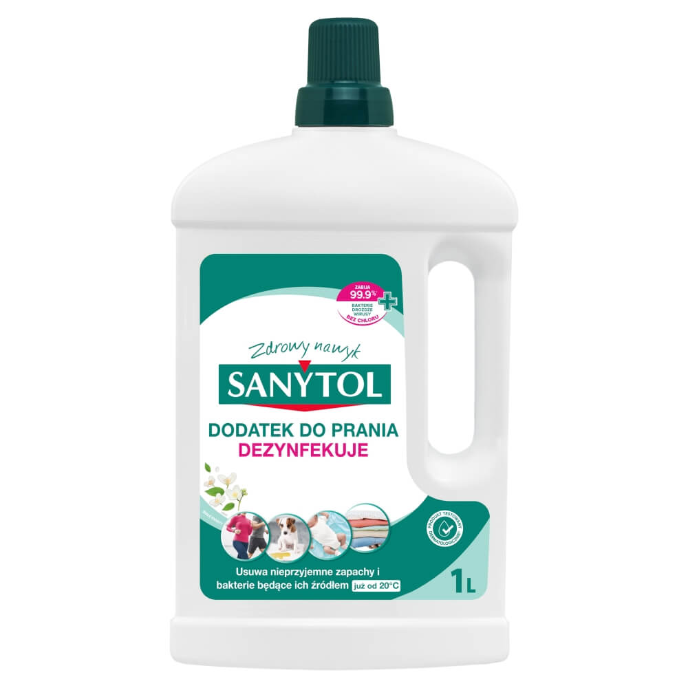 SANYTOL Środek dezynfekujący do prania białe kwiaty 1000 ml