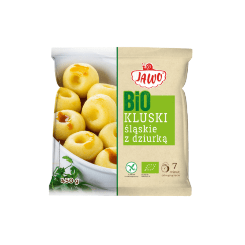 JAWO Kluski śląskie z dziurką BIO 450 g