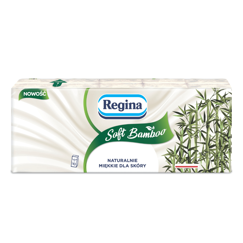 REGINA Chusteczki higieniczne Soft Bamboo 10x9 szt.