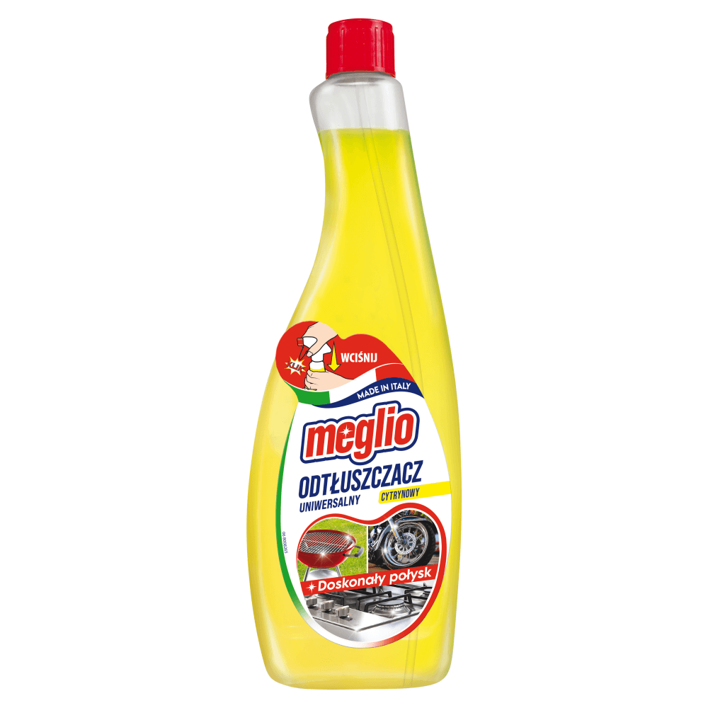 MEGLIO Odtłuszczający środek o zapachu cytrynowym zapas 750 ml
