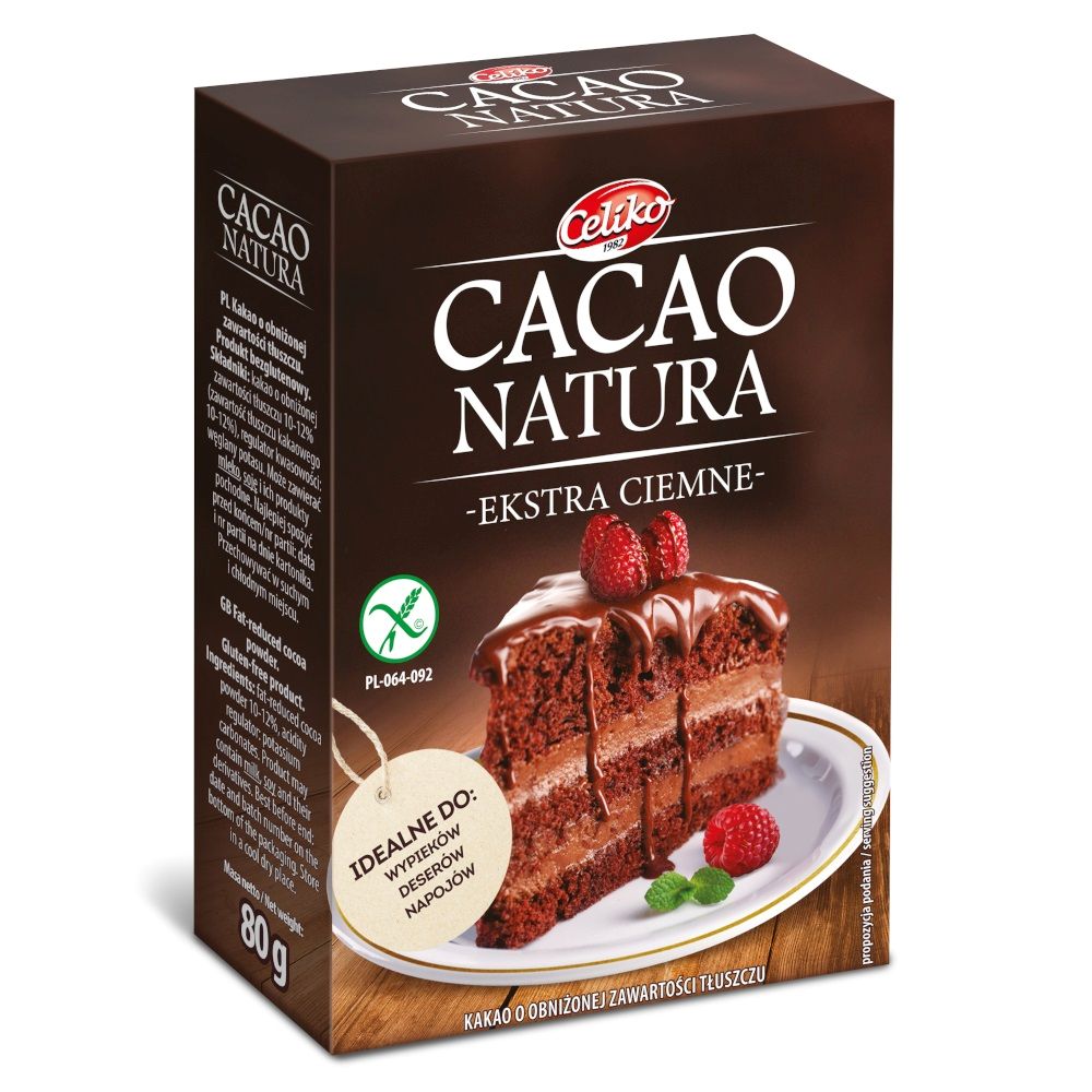 CELIKO Kakao naturalne ekstra ciemne 80 g