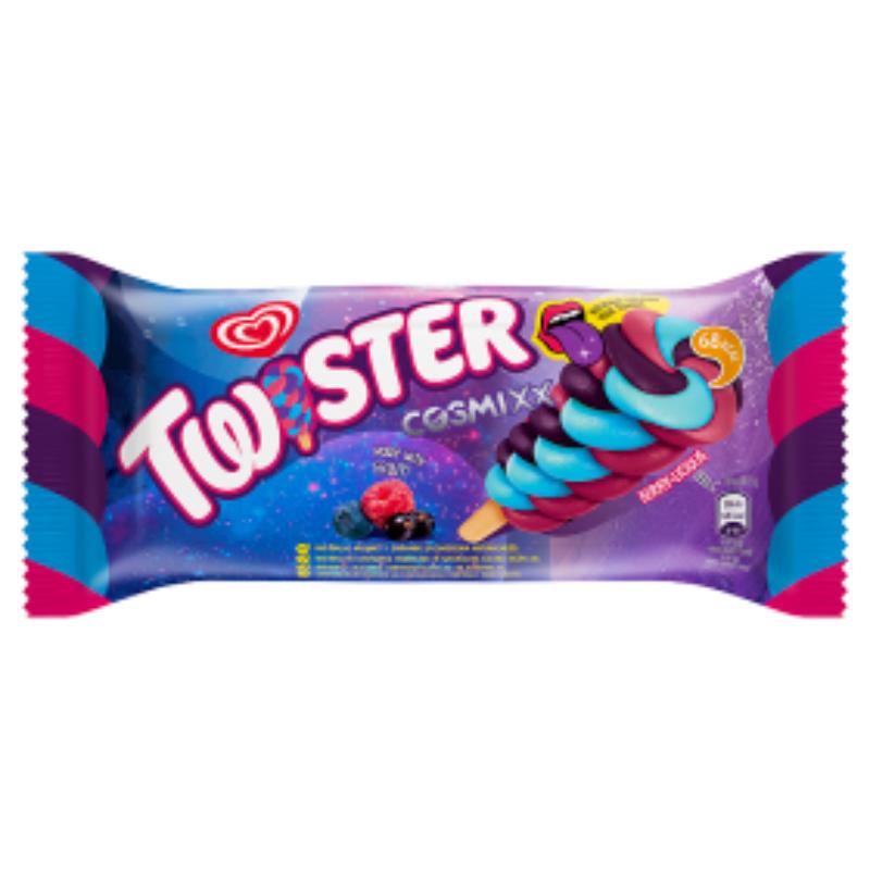 ALGIDA TWISTER COSMIXX Lody o smaku porzeczkowym 70 ml